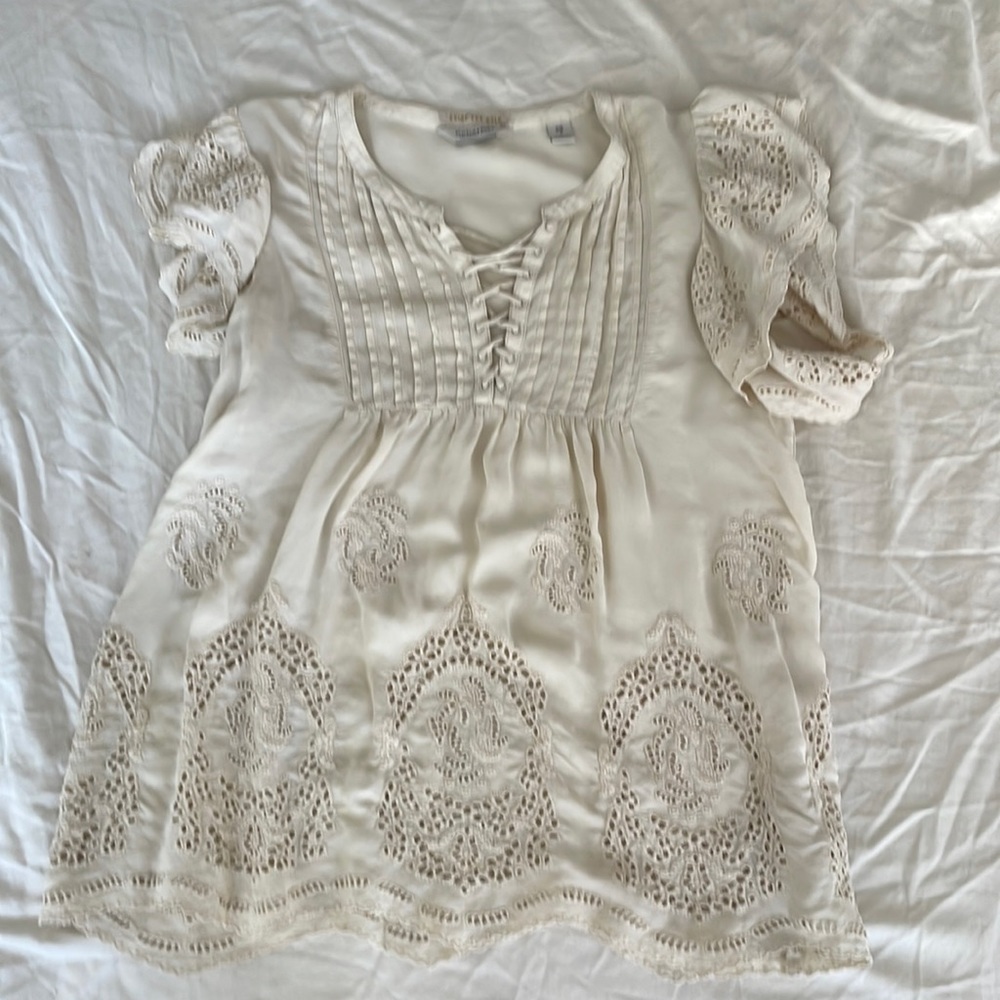 Crème blouse scotch & soda M boho